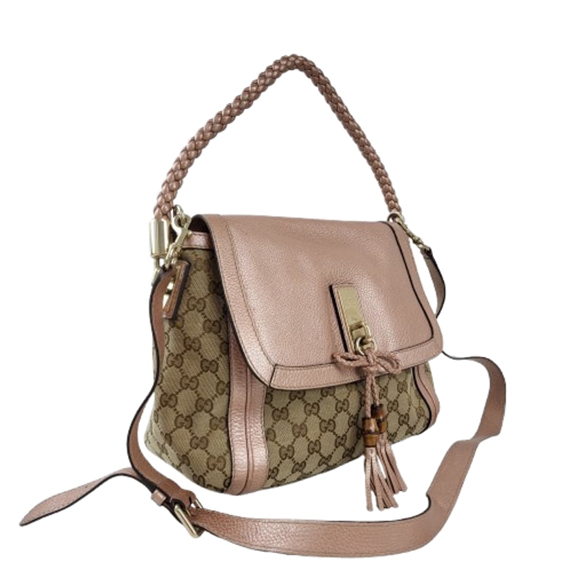 정품 구찌 282301 뱀부 태슬 벨라 플랩 숄더백 상품이미지2