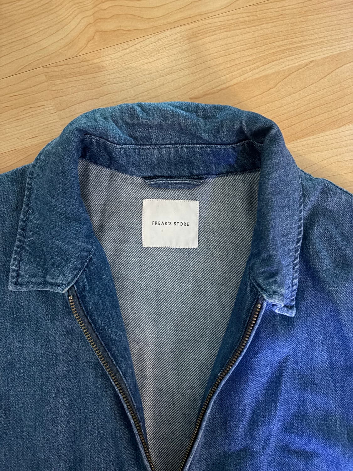 프릭스스토어 데님 집업 자켓 상품이미지2