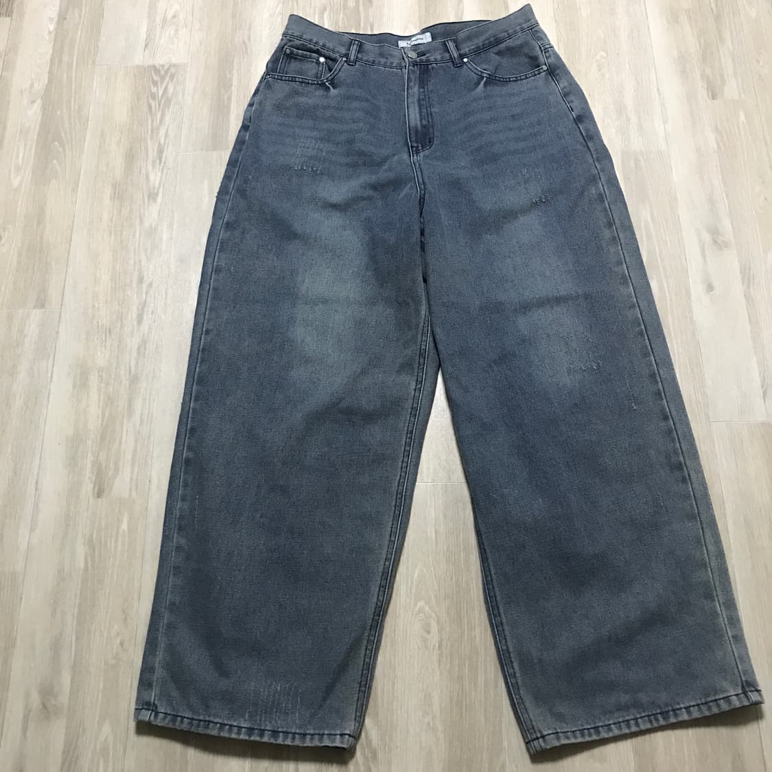 필루미네이트 워시드 데님 팬츠 L사이즈 상품이미지5