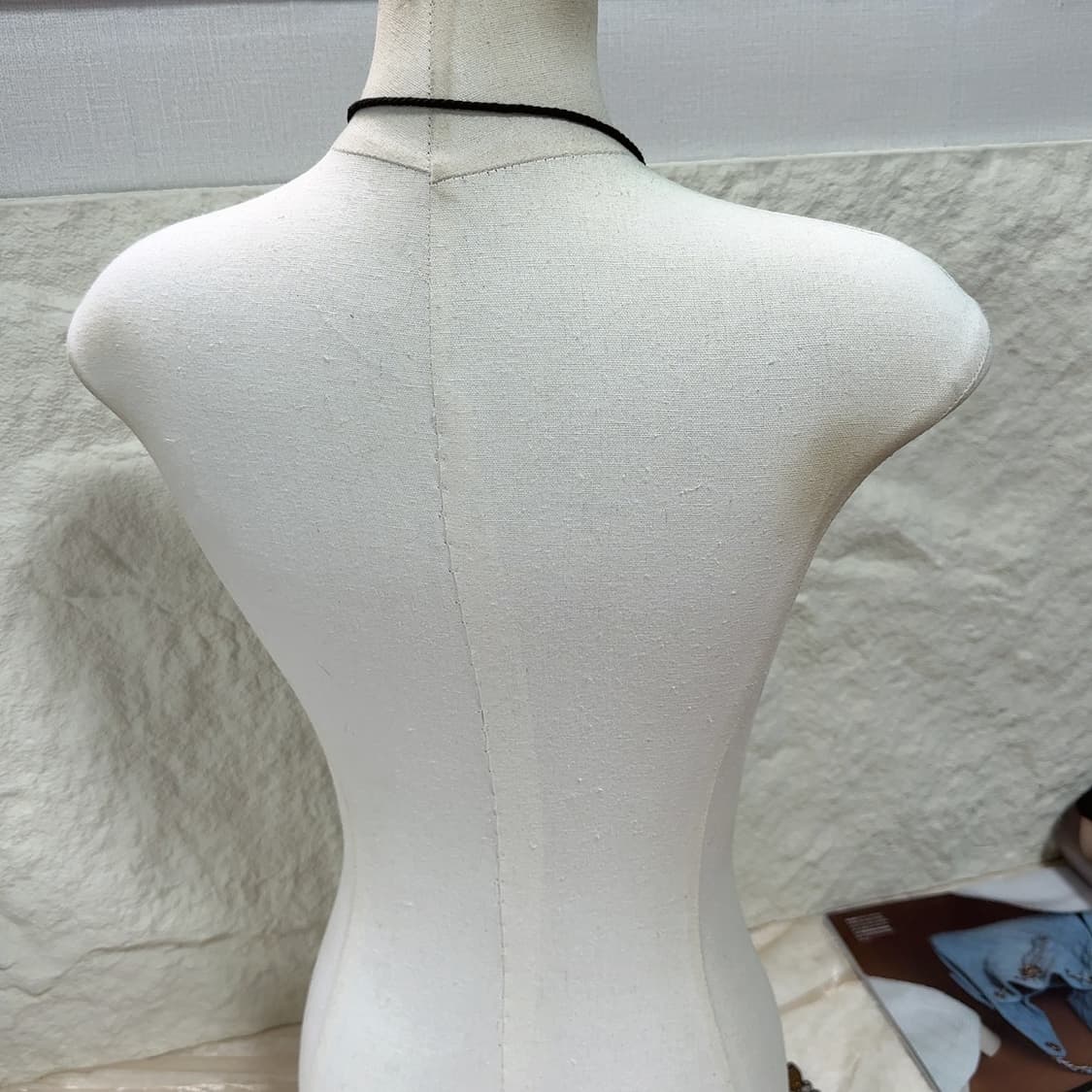 빈티지 우드 황동체인 레이어드 목걸이 상품이미지3