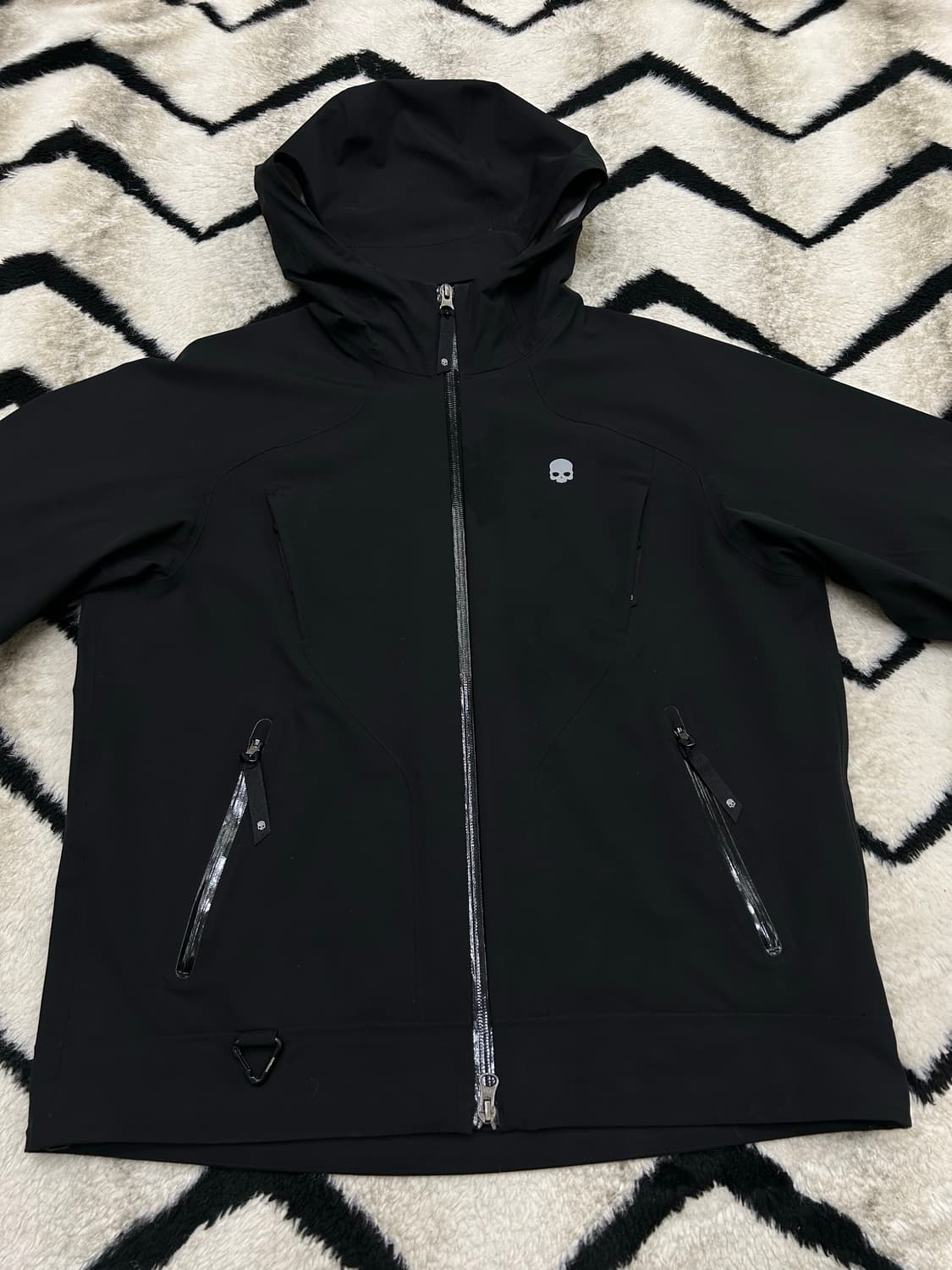 [M]하이드로겐 더미작스 방수 후드자켓/블랙 상품이미지3