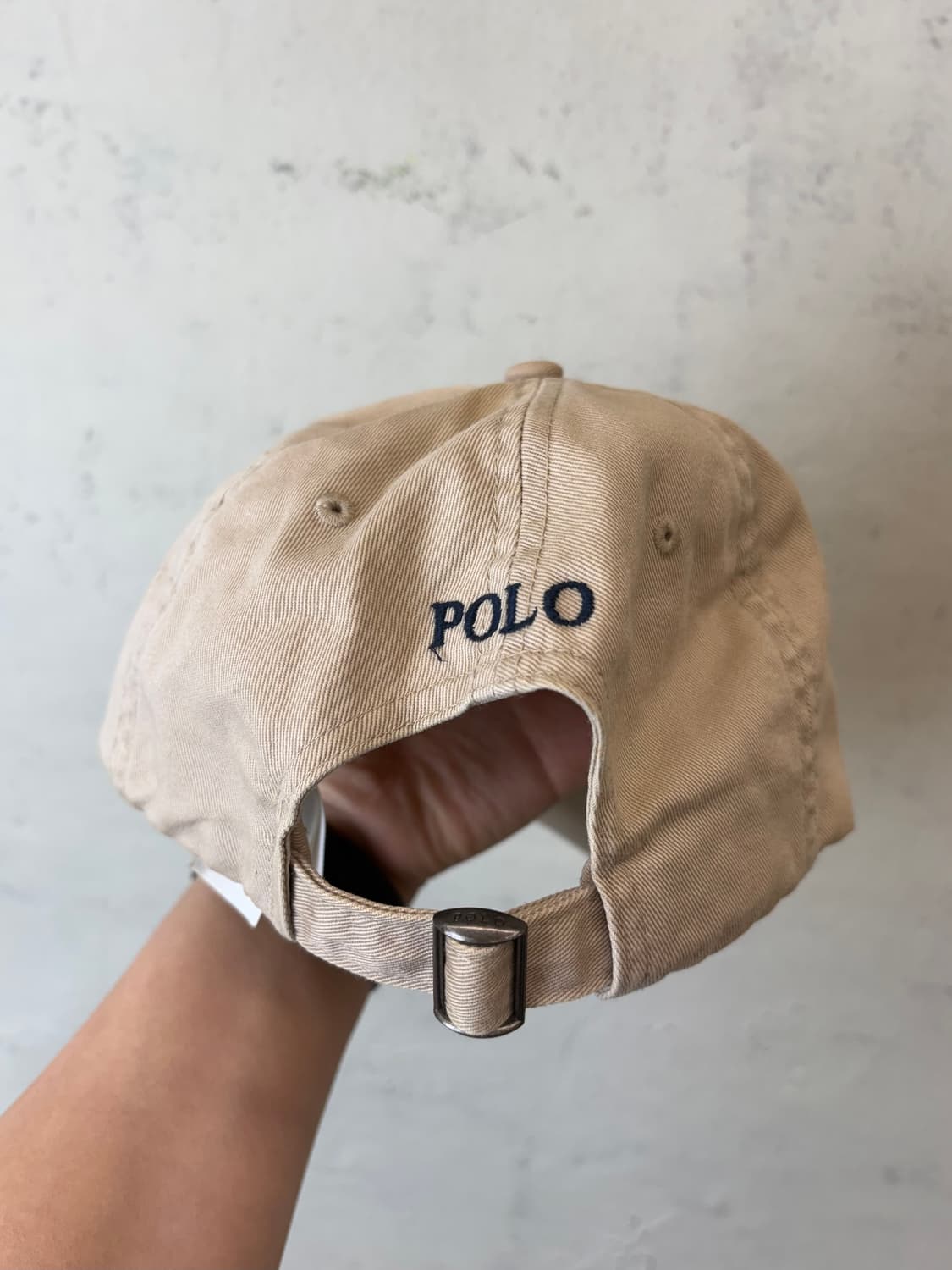 폴로랄프로렌 베이지 볼캡 상품이미지3