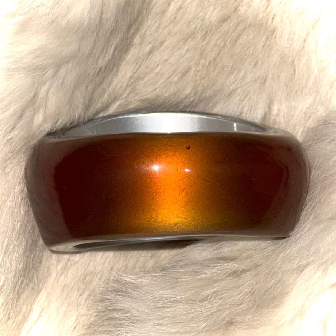 헤이세이 갸루 오리엔탈 브라운 글로시 뱅글 팔찌 상품이미지3