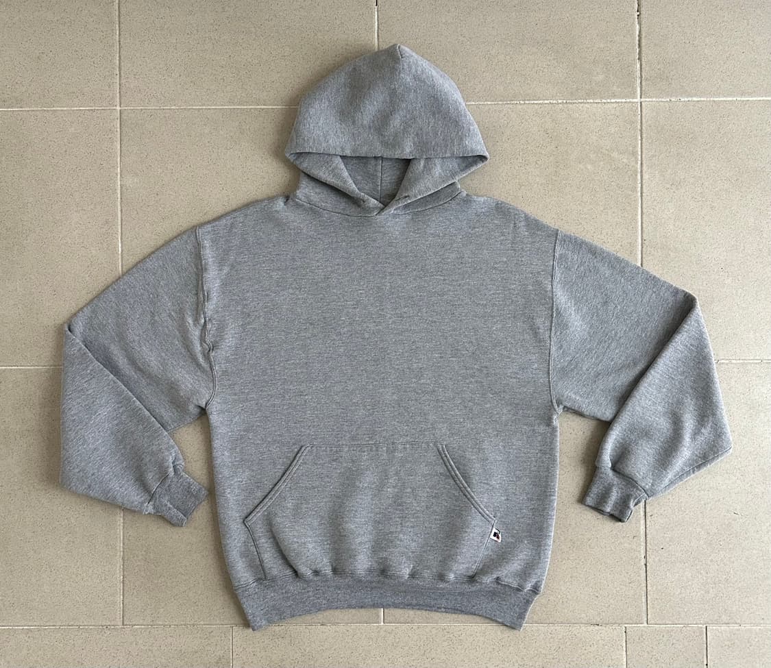 90s 빈티지 러셀 후드 그레이 L USA 상품이미지1