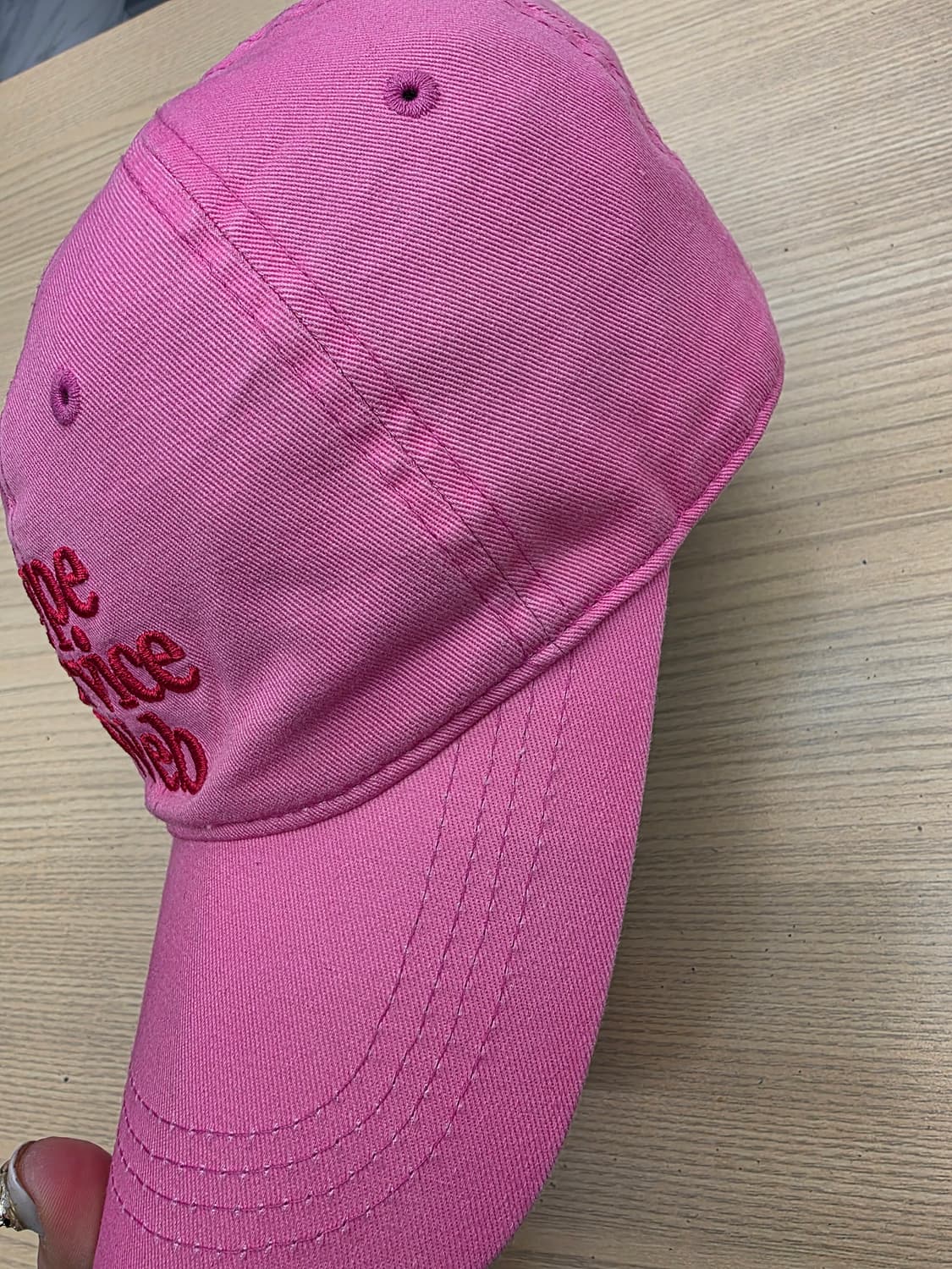 타입 서비스 핑크 볼캡 상품이미지4