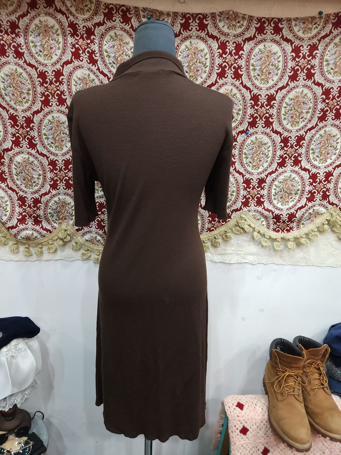 요지야마모토 와이즈포리빙 울 반팔 pk 니트 원피스

 상품이미지7