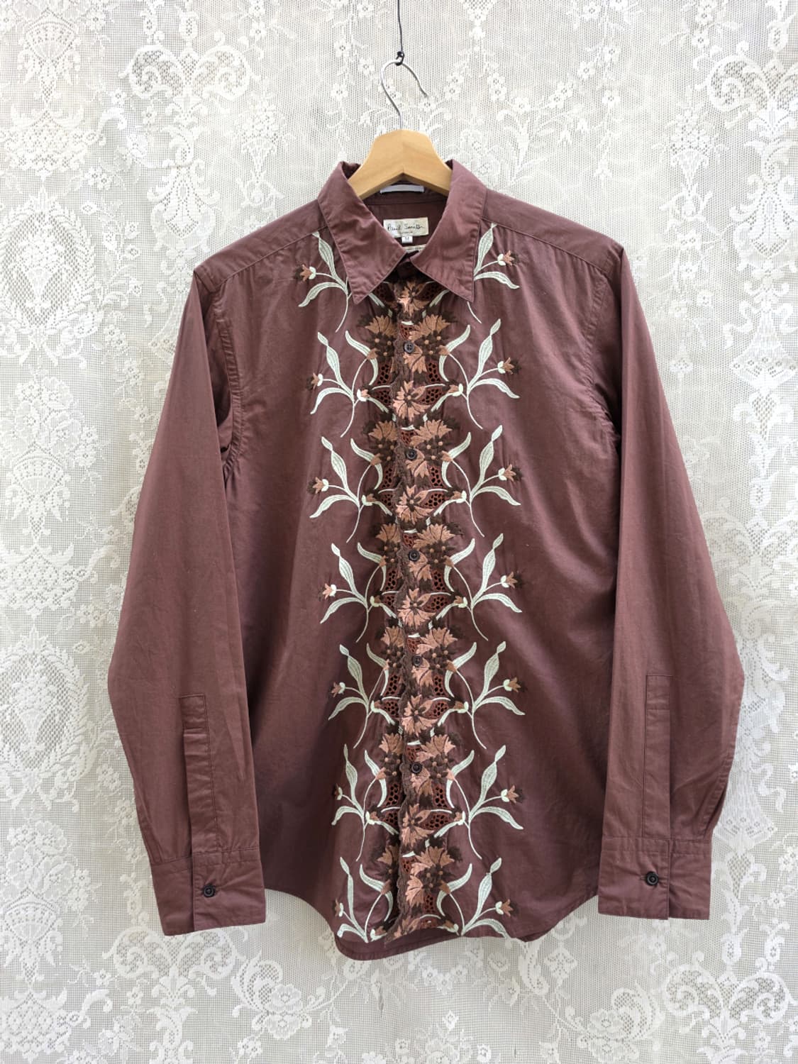 폴스미스 자수 디테일 스위스 원단 상품이미지1