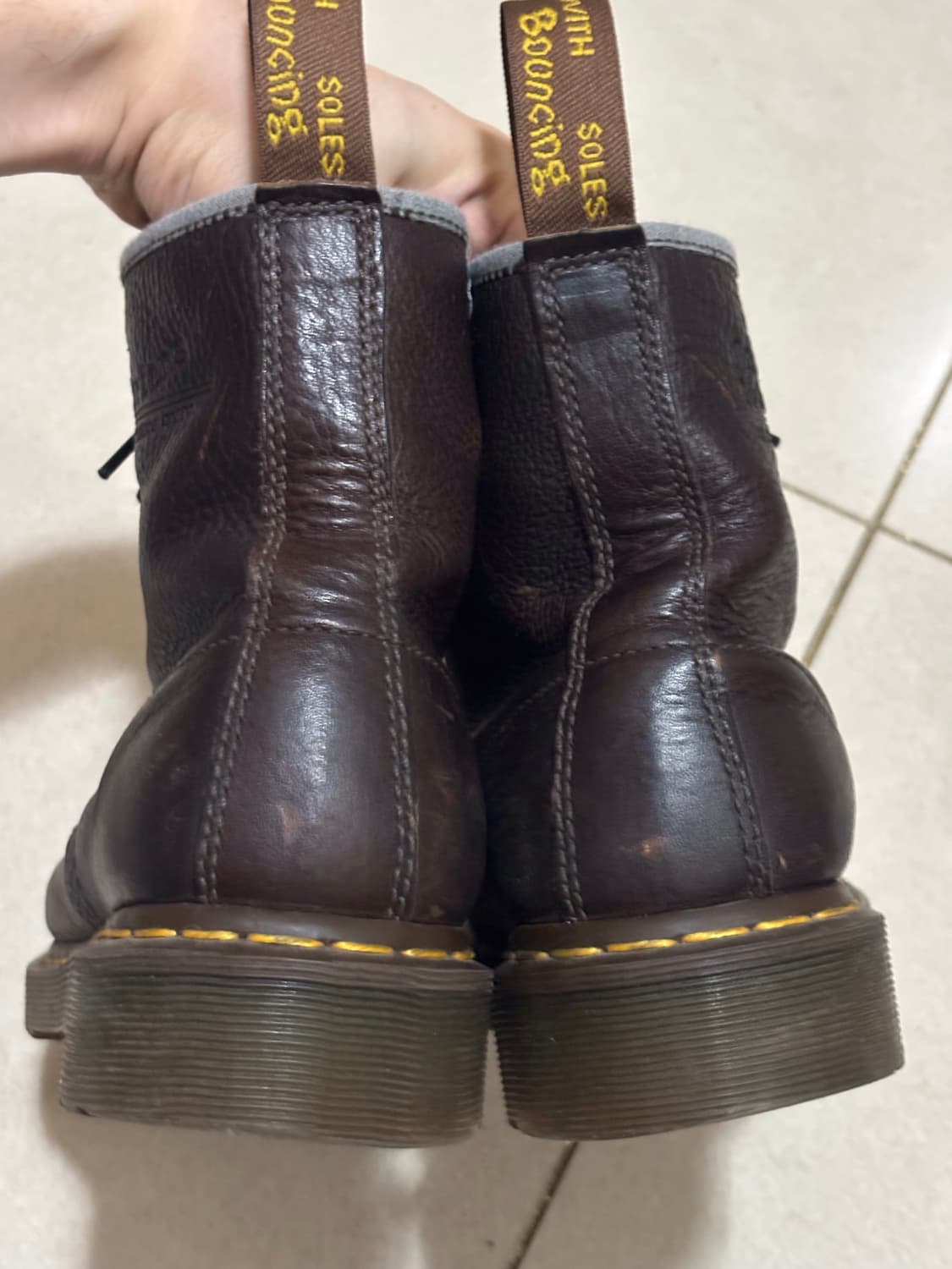 닥터마틴 워커 8홀 구두 브라운 260 상품이미지6