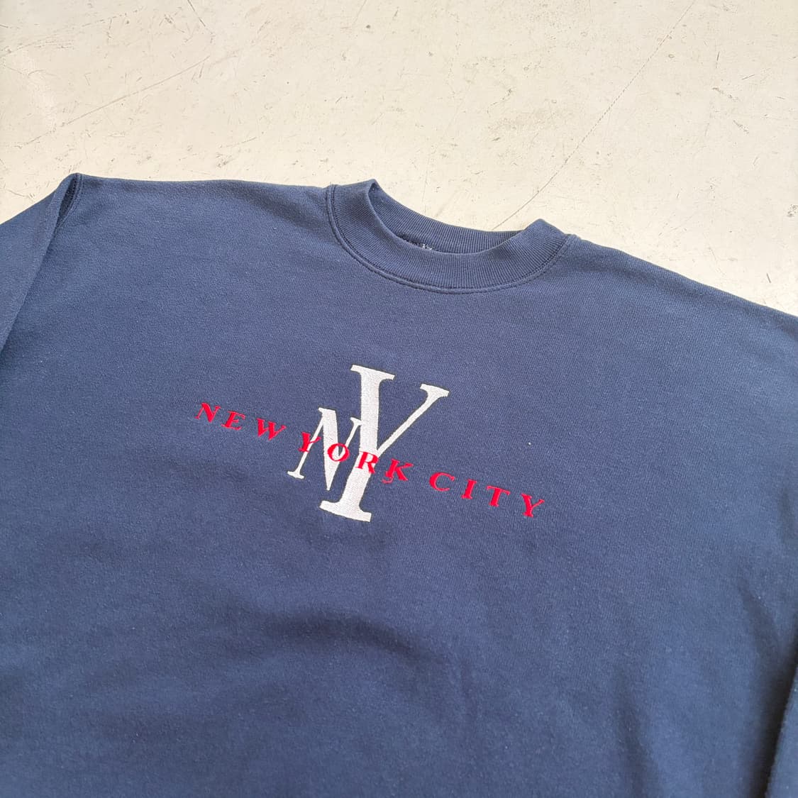 90s USA NEW YORK CITY 빈티지 스웻셔츠 L 상품이미지4
