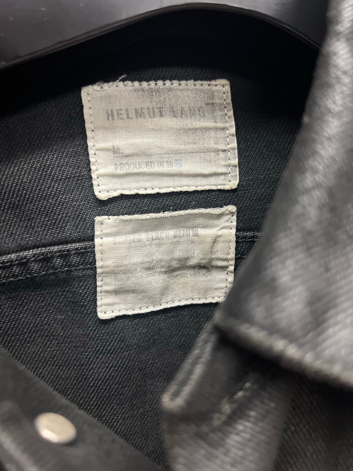 [46]HELMUT LANG 1999 coated deim jacket 상품이미지3