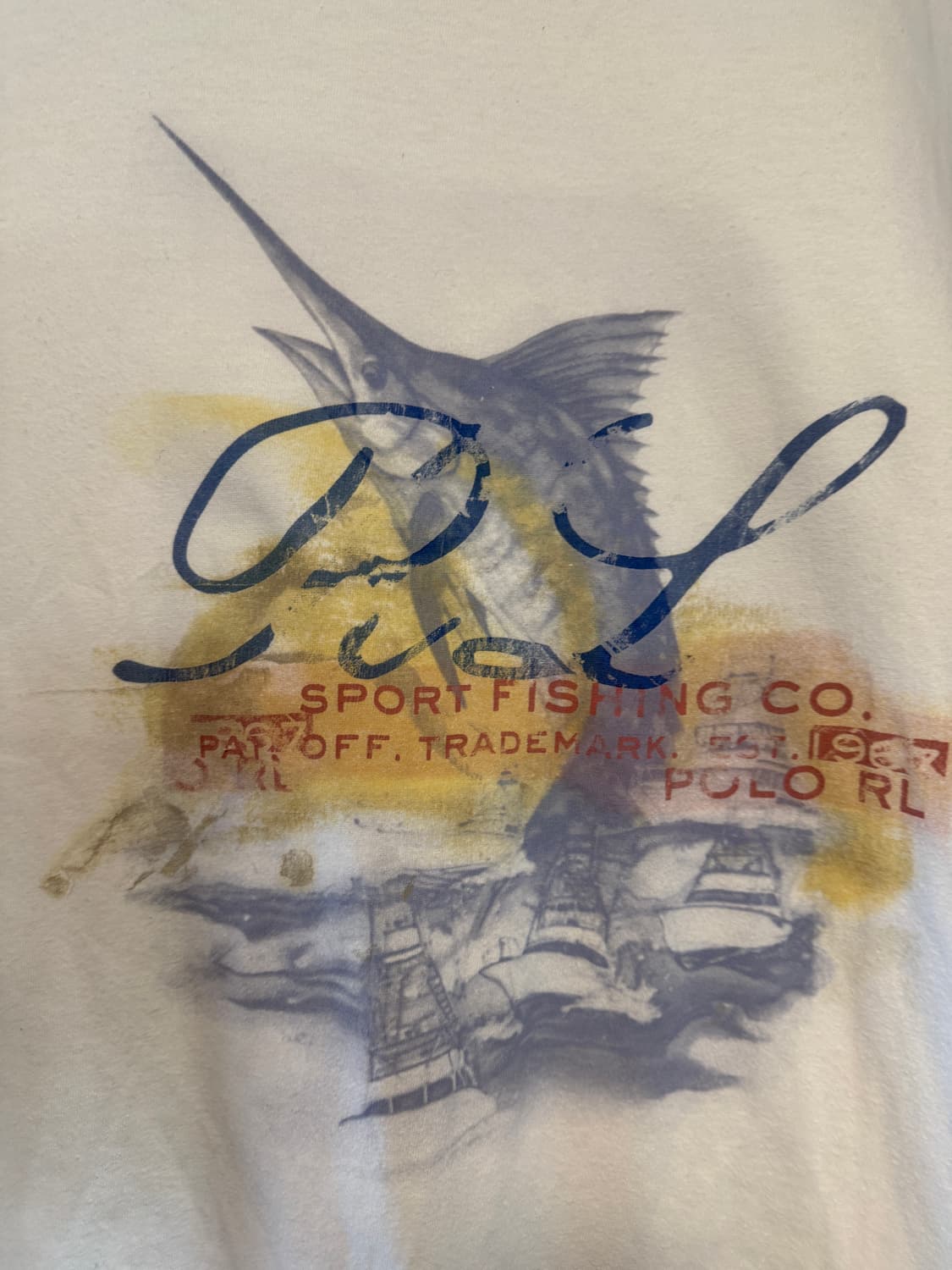 폴로 랄프로렌 SPORT FISHING T shirts XXL 상품이미지1