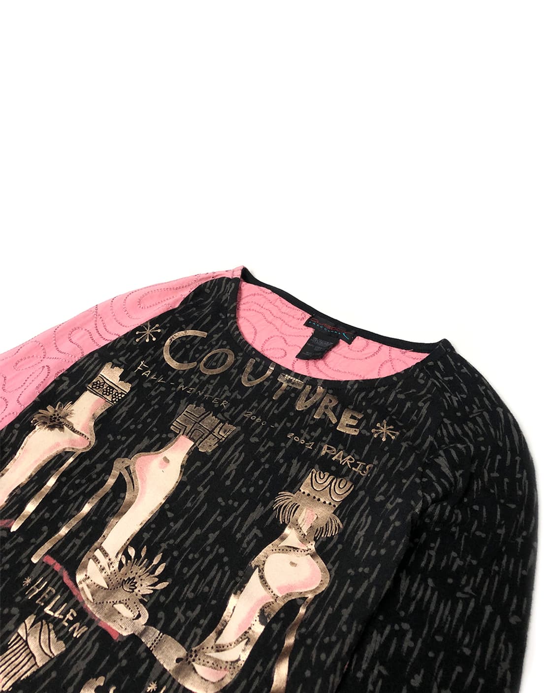 Custo Barcelona 하이힐 일러스트 롱 슬리브리스 상품이미지3