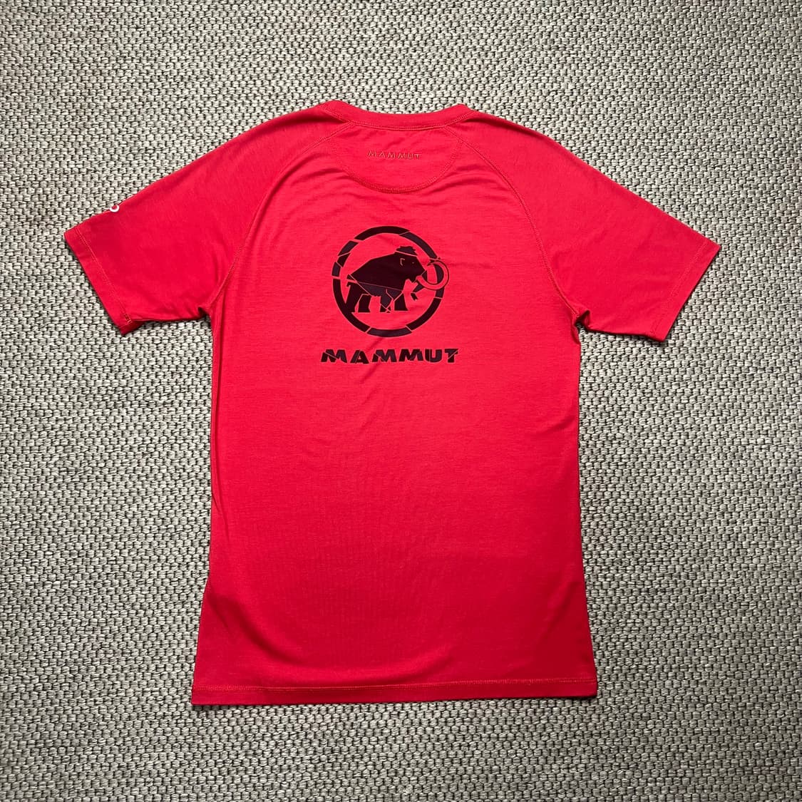 마무트 빅로고 반팔 레드 M 상품이미지2