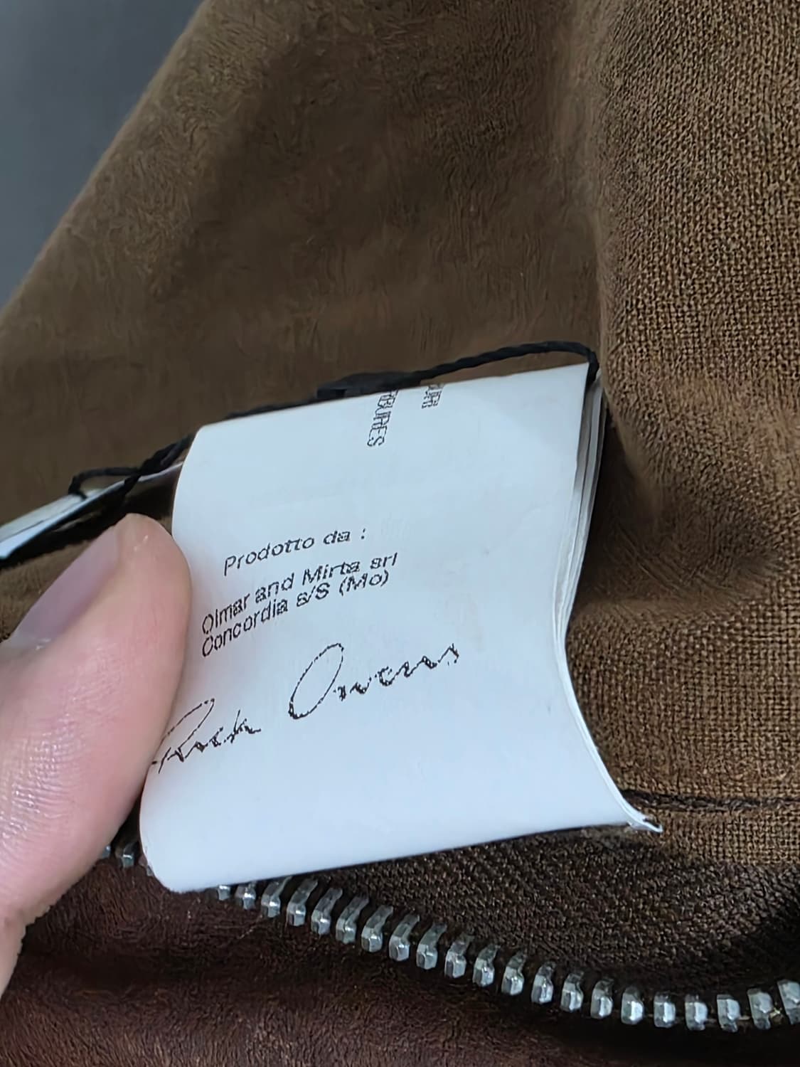 Rick Owens 09FW 'CURST' lamb skin jacket 상품이미지9