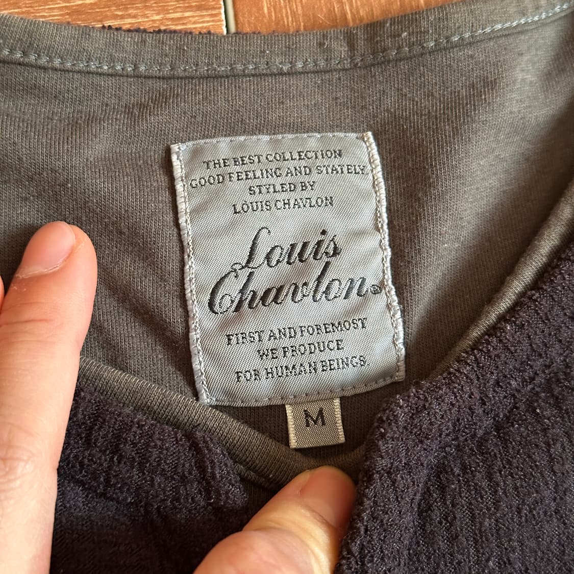 Louis charlon fake layered long sleeves 상품이미지5