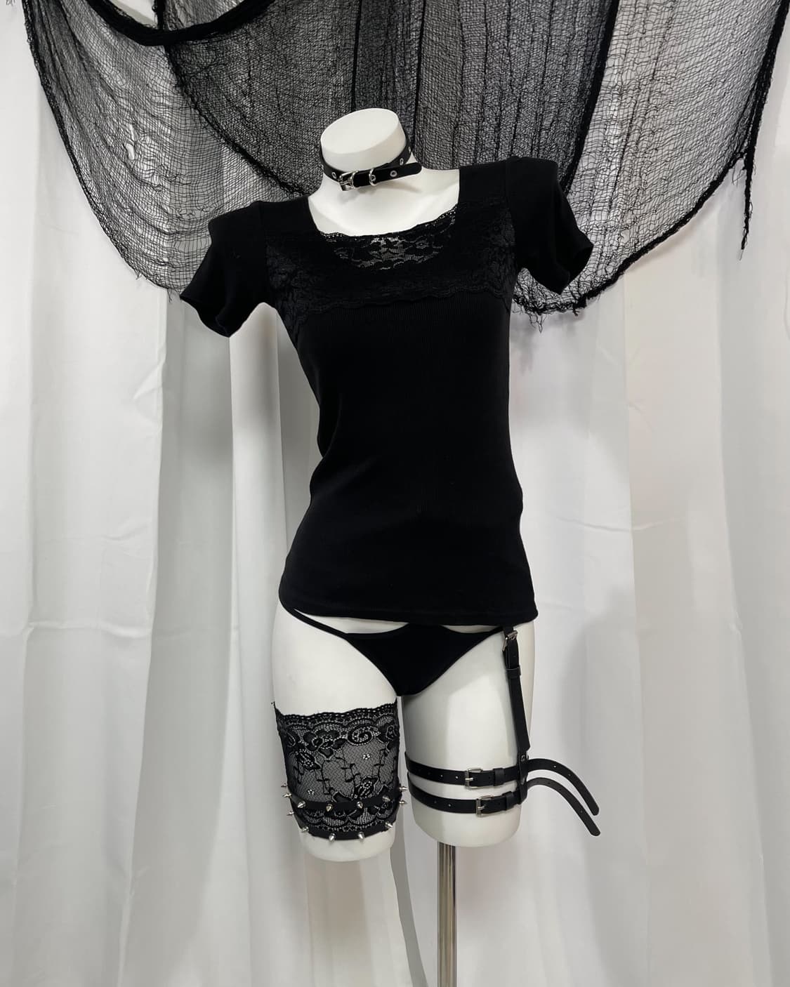 lace t-shirt 상품이미지2