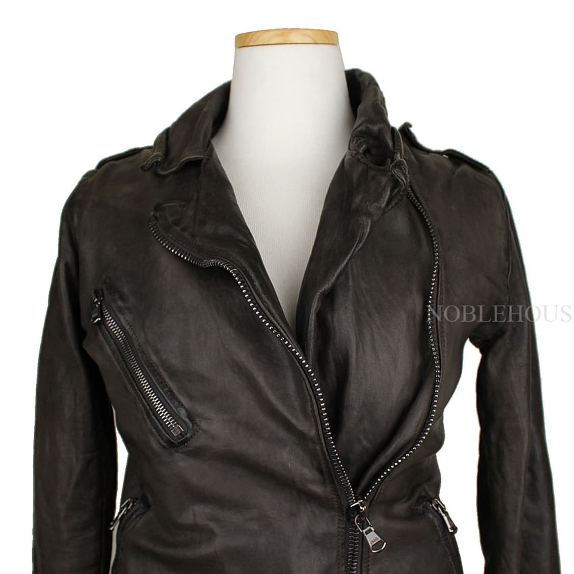 브라토비치 다크그레이 램스킨 라이더 자켓(40) 상품이미지6