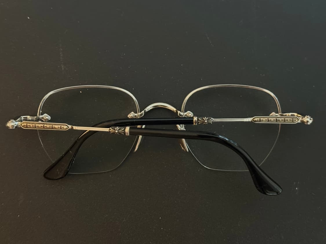 크롬하츠 프로스티드 골드 플레이트 블랙 Chrome Hearts Fros 상품이미지3