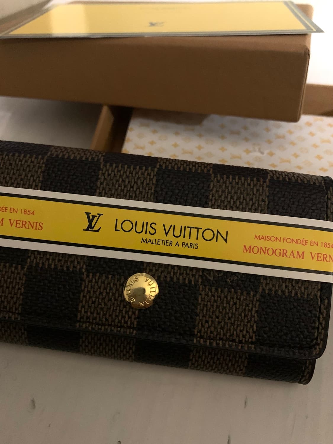 루이비통 다미에 에벤 키 홀더 지갑 상품이미지4