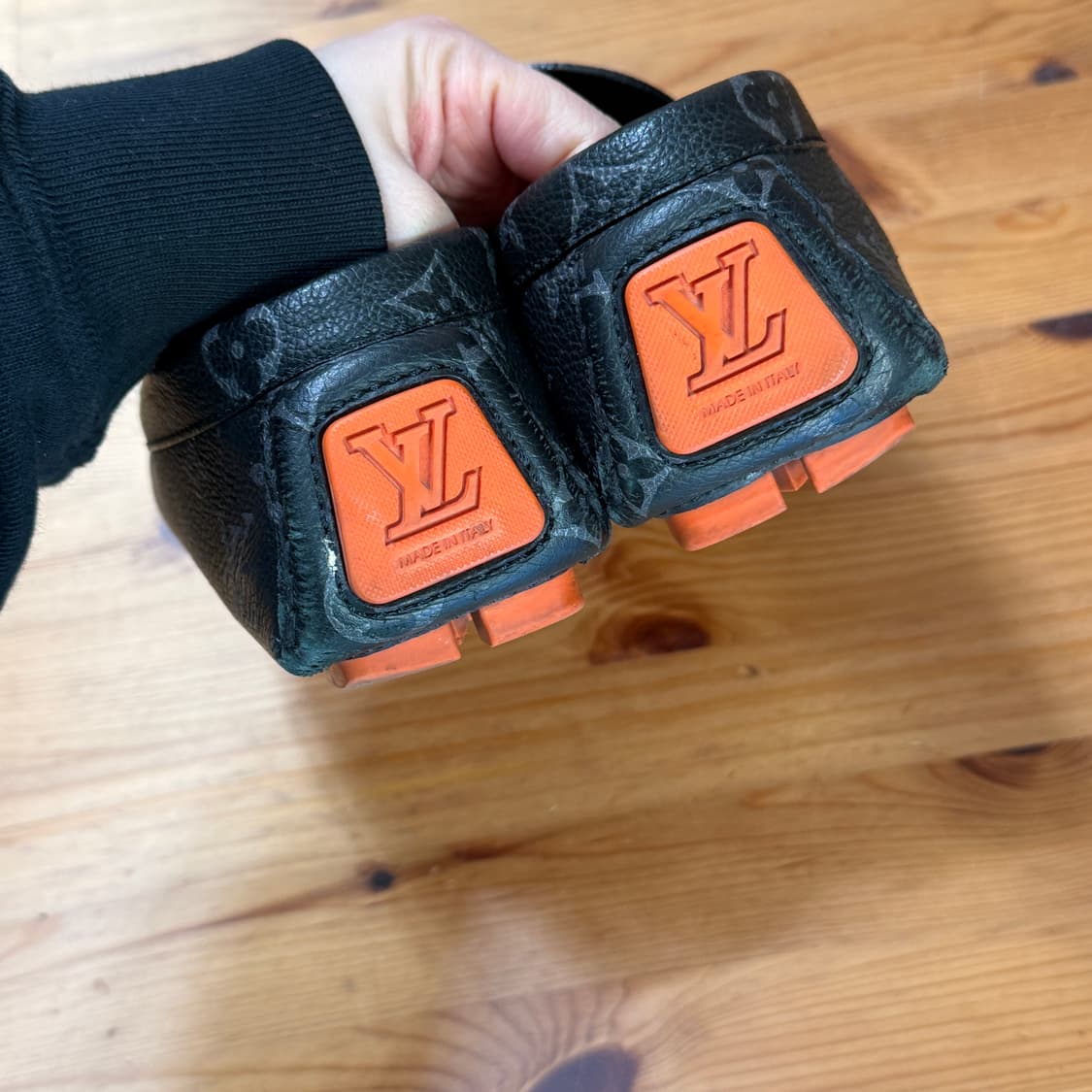 루이비통 정품 이클립스 드라이버 남성 모카신 구두 6사이즈 255 상품이미지5