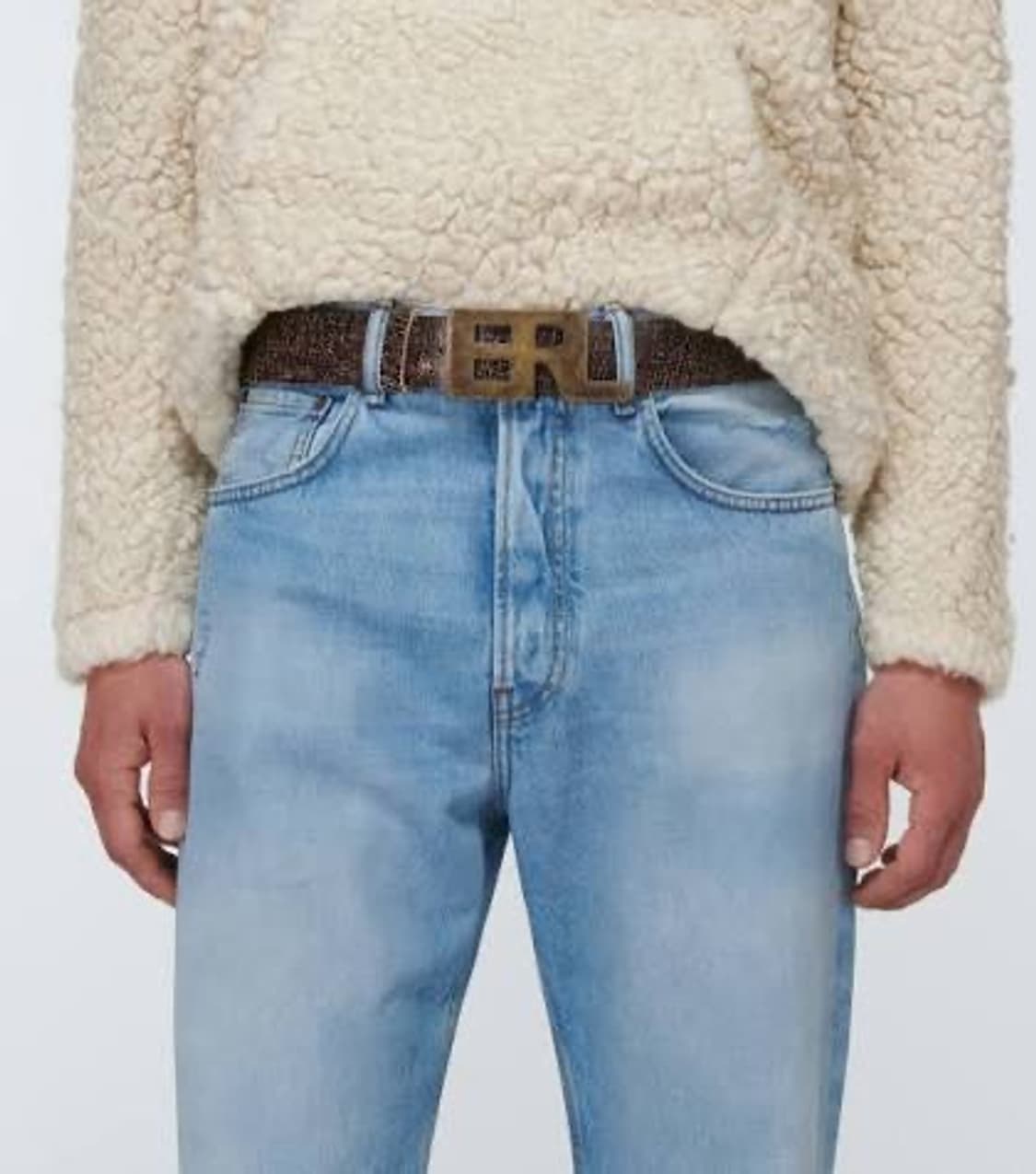 Erl logo belt tan 상품이미지2