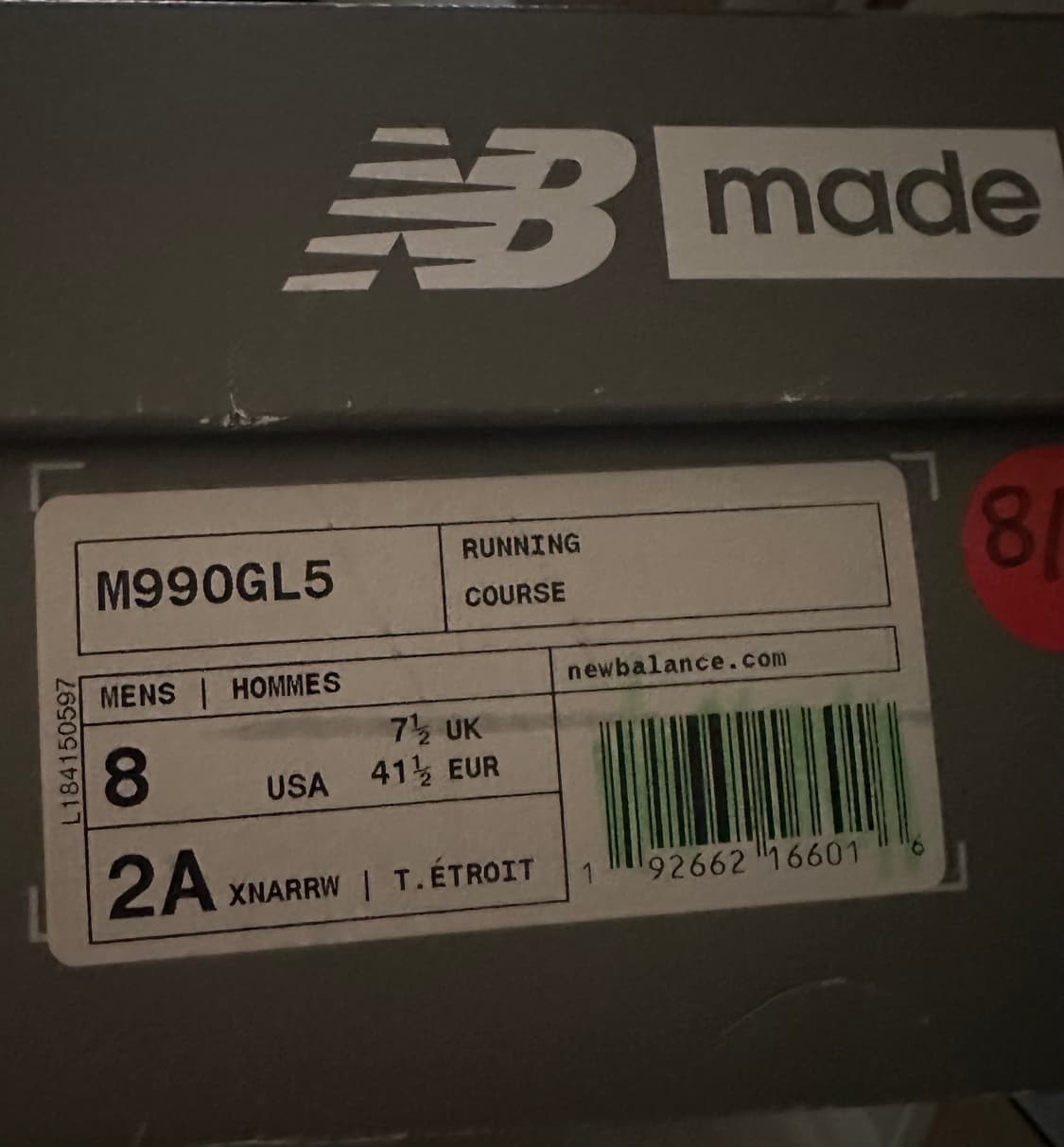 [260]뉴발란스 990v5 메이드인 USA 그레이 상품이미지2