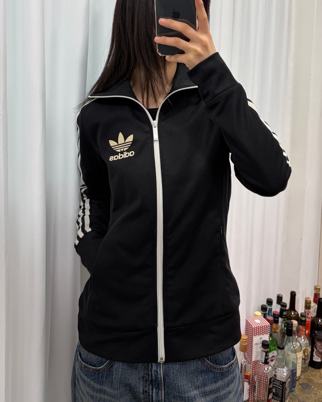 [M]아디다스 유로파 블랙 트랙탑 져지 상품이미지1