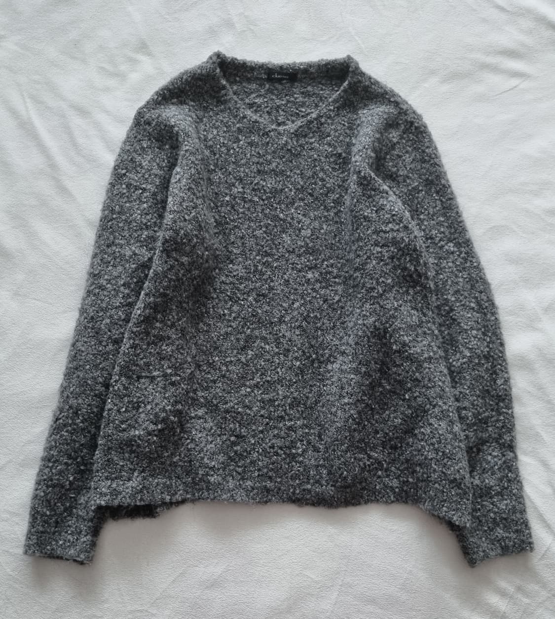 빈티지 모리걸 하구미 그레이 니트 상품이미지1