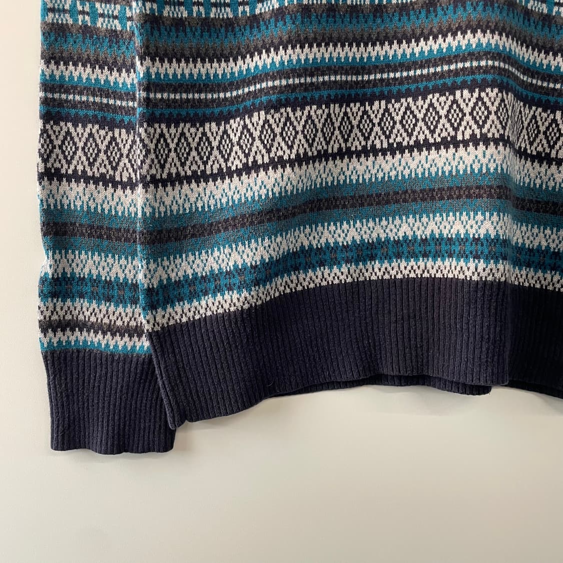 버버리 페어아일 브이넥 니트 상품이미지5