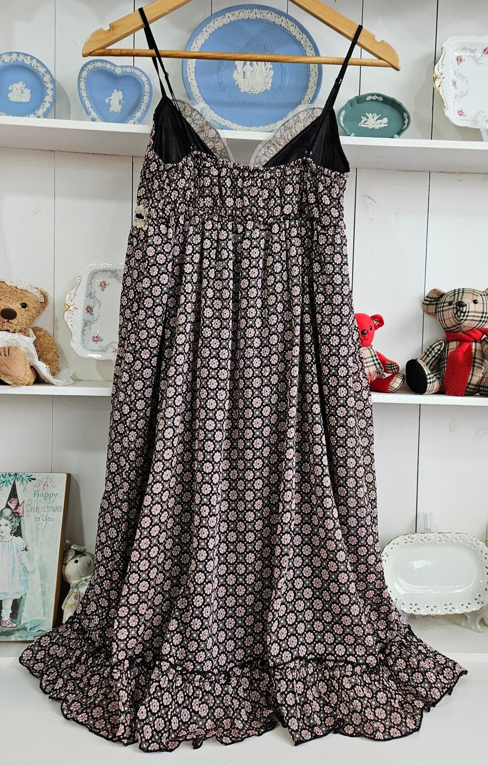 플라워 쉬폰 뷔스티에 원피스 상품이미지8