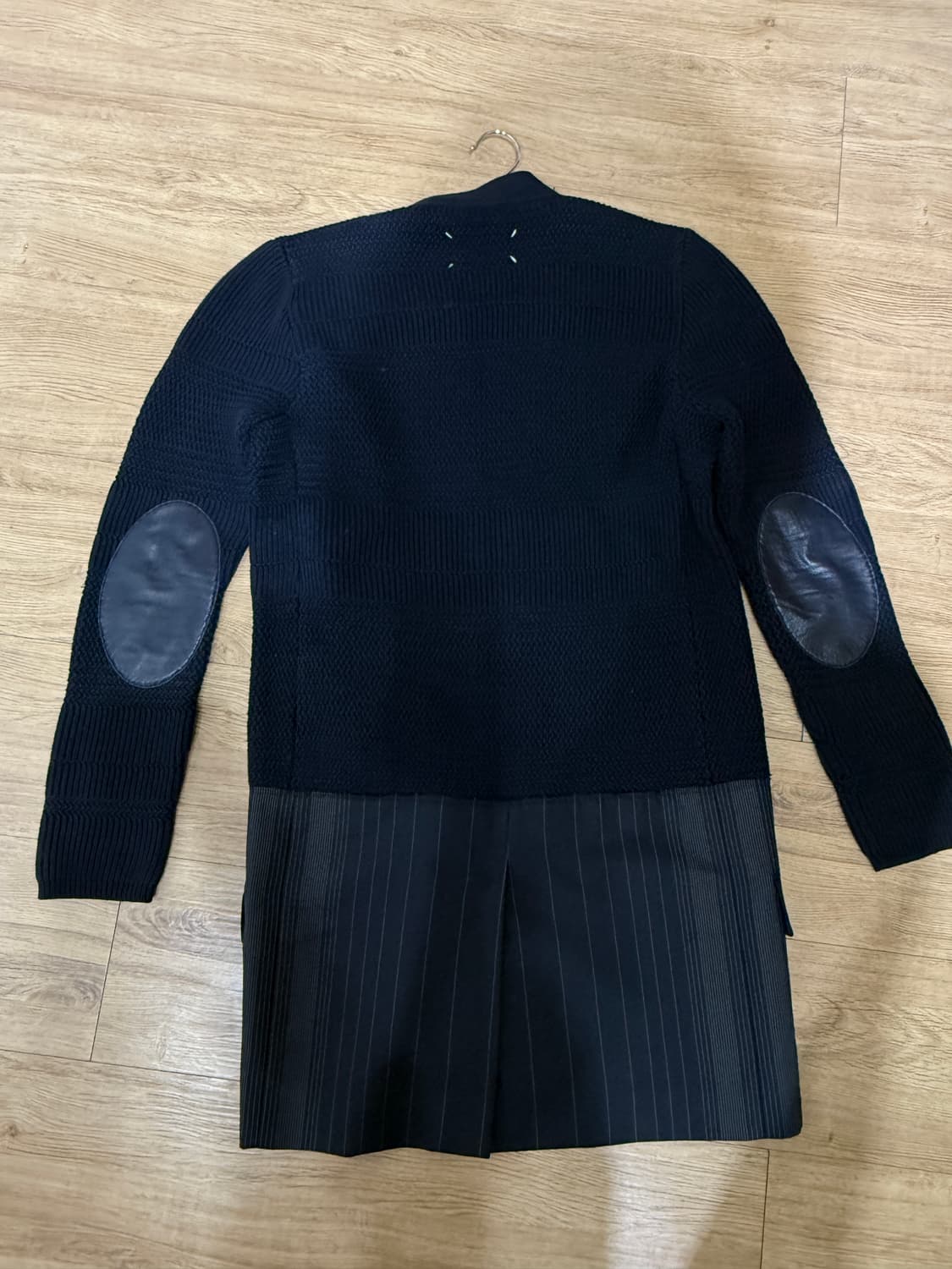 마르지엘라 네이비 자켓믹스 롱 가디건 상품이미지4