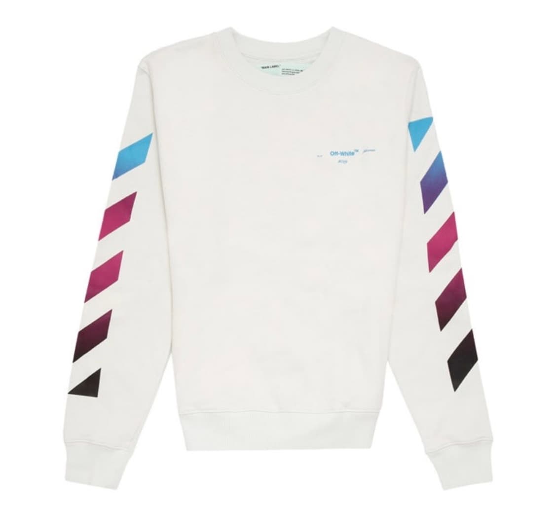 Off-White(오프화이트)/그라데이션 맨투맨 상품이미지1