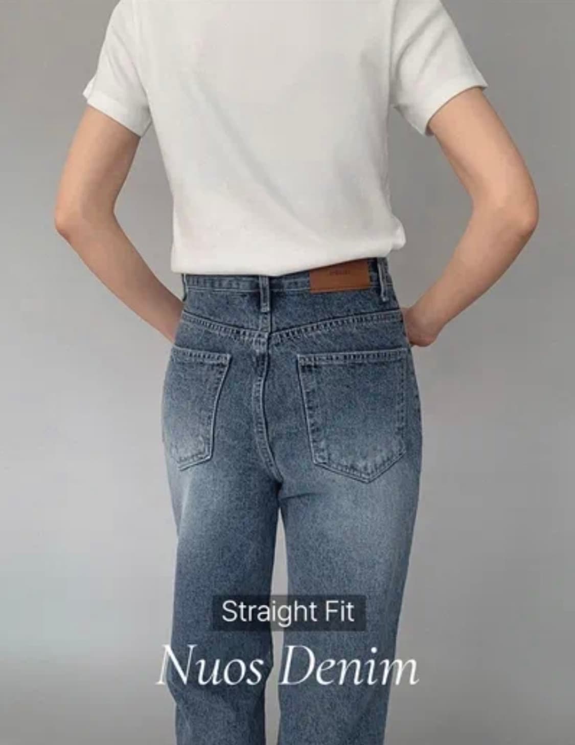 [새상품] 가내스라 누오스 애쉬네이비 데님 숏 XS 상품이미지1