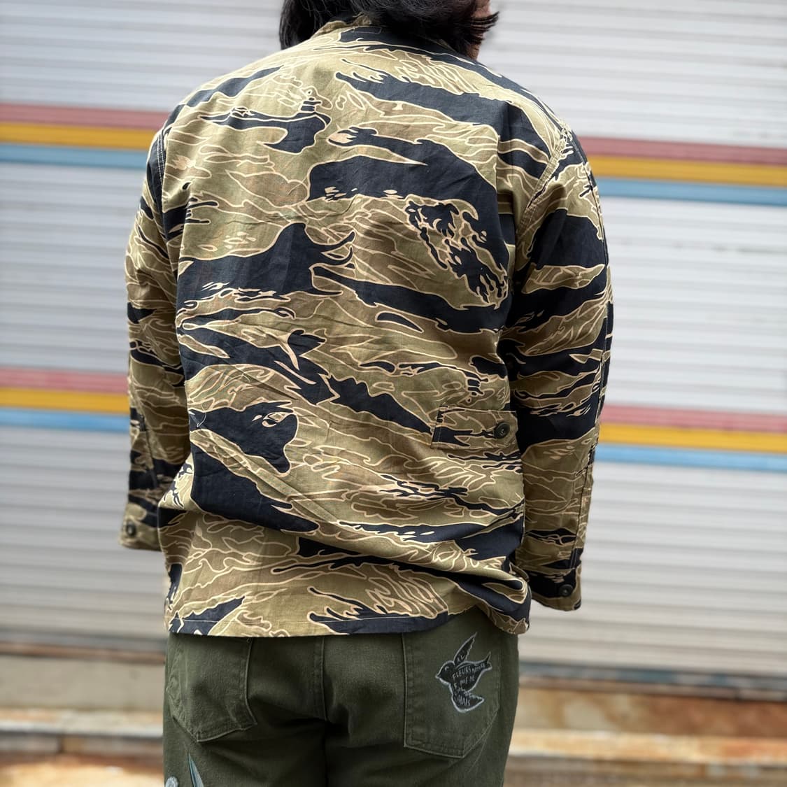 60‘s U.S Army (복각) 타이거 카모 컴뱃 자켓 S/S 상품이미지10