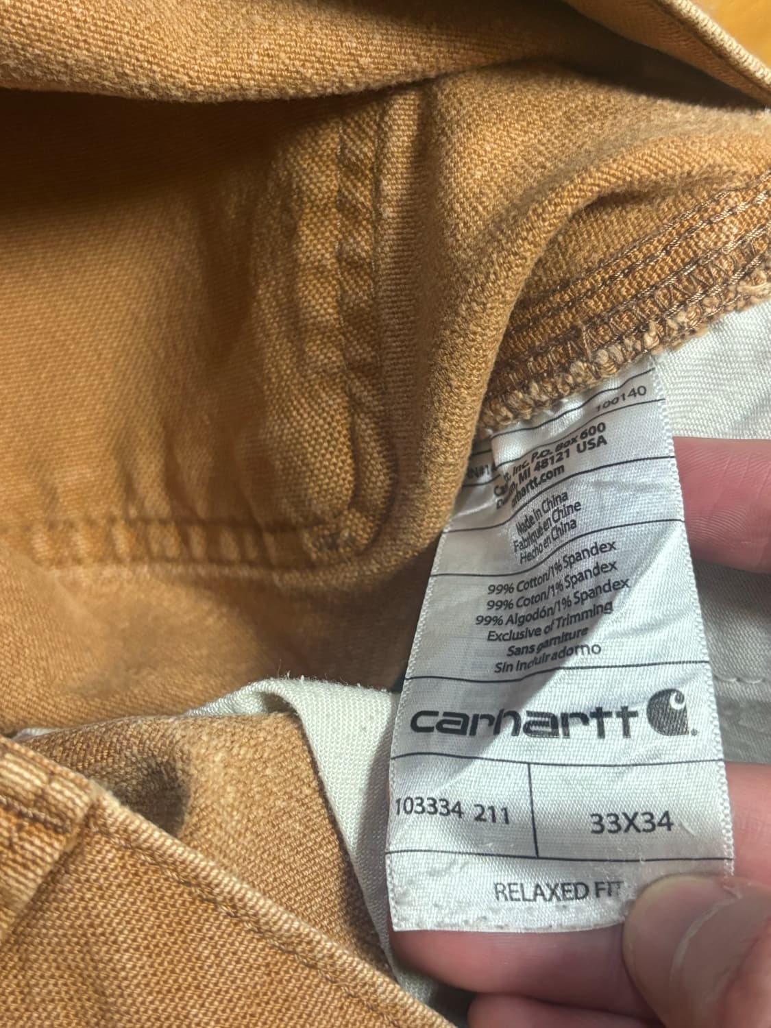칼하트 빈티지 더블니 카펜터 워크 팬츠 상품이미지10