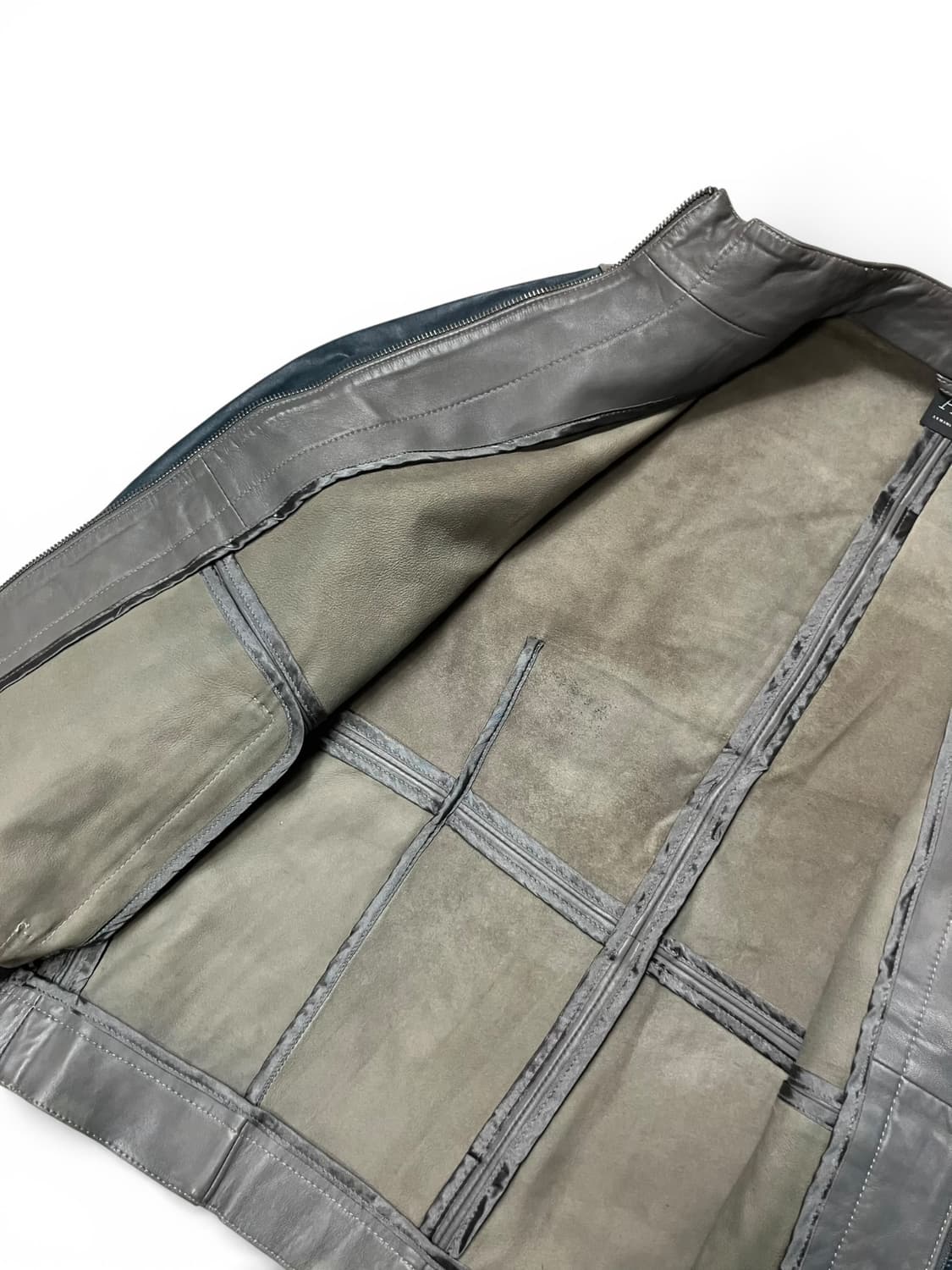 아르마니 익스체인지 투톤 가죽 자켓 M 상품이미지3