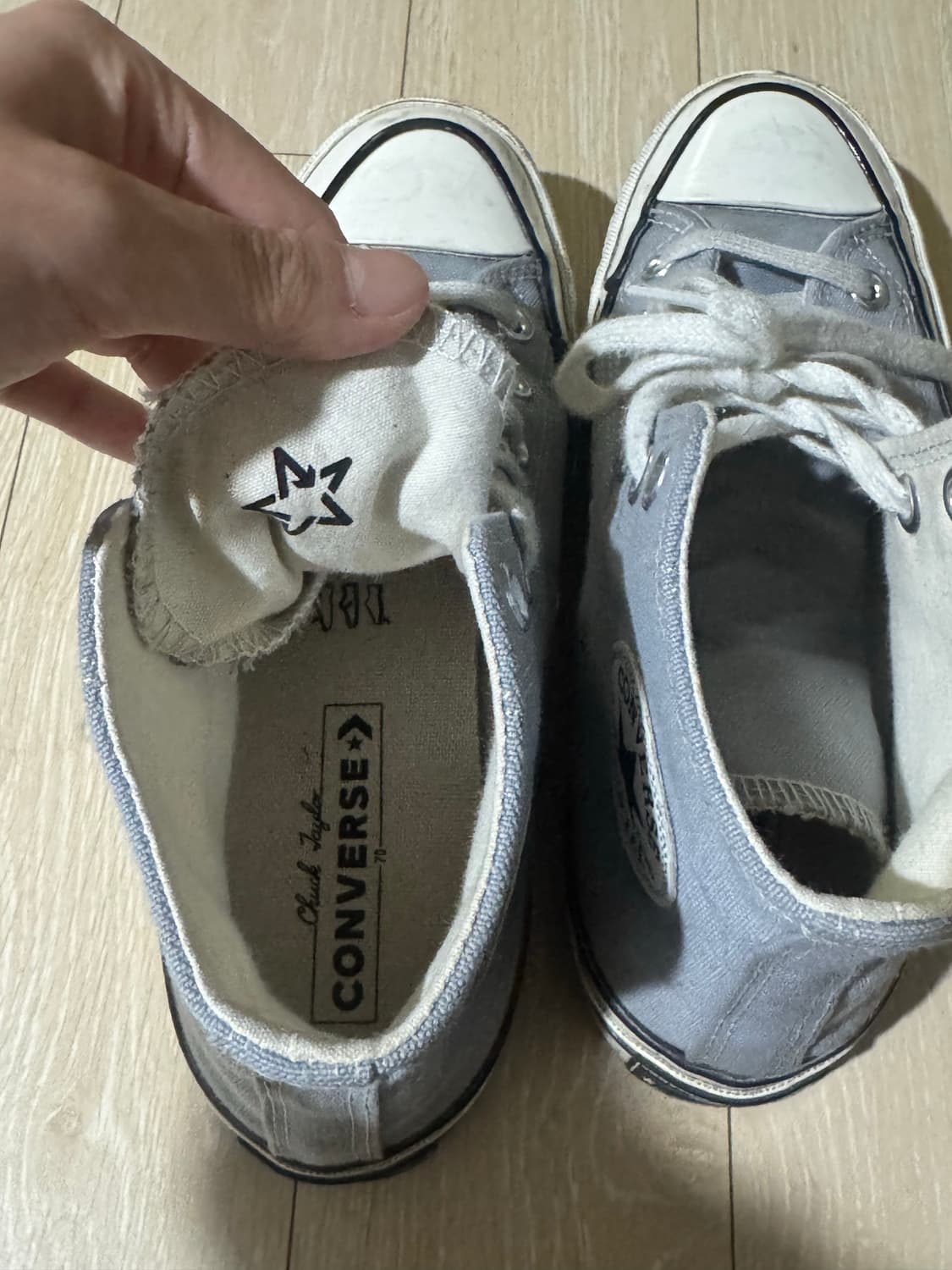 컨버스 척70 하이 울프그레이 상품이미지4