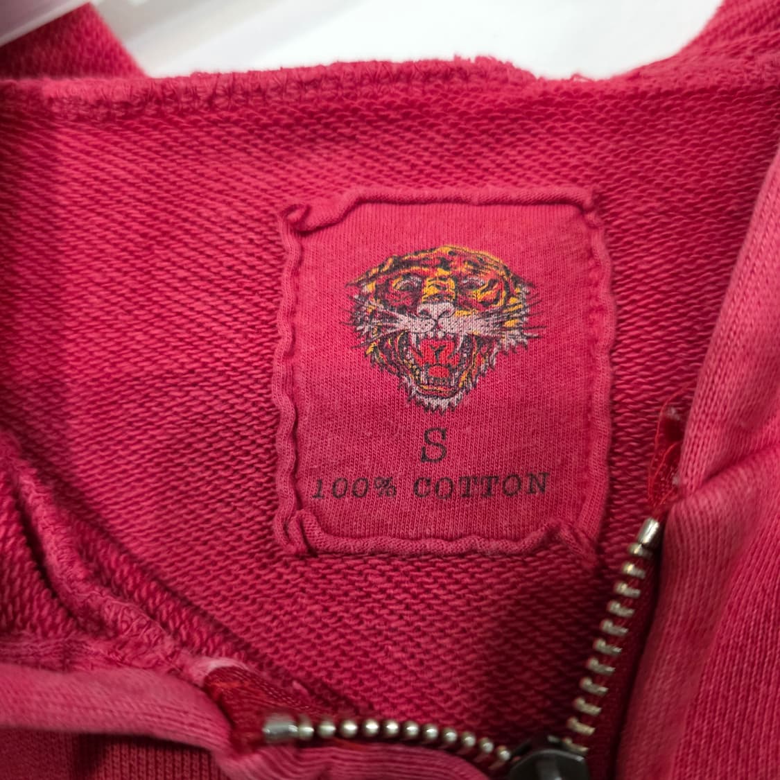 에드하디 y2k 빈티지 펑크 핑크 후드집업 S 상품이미지5