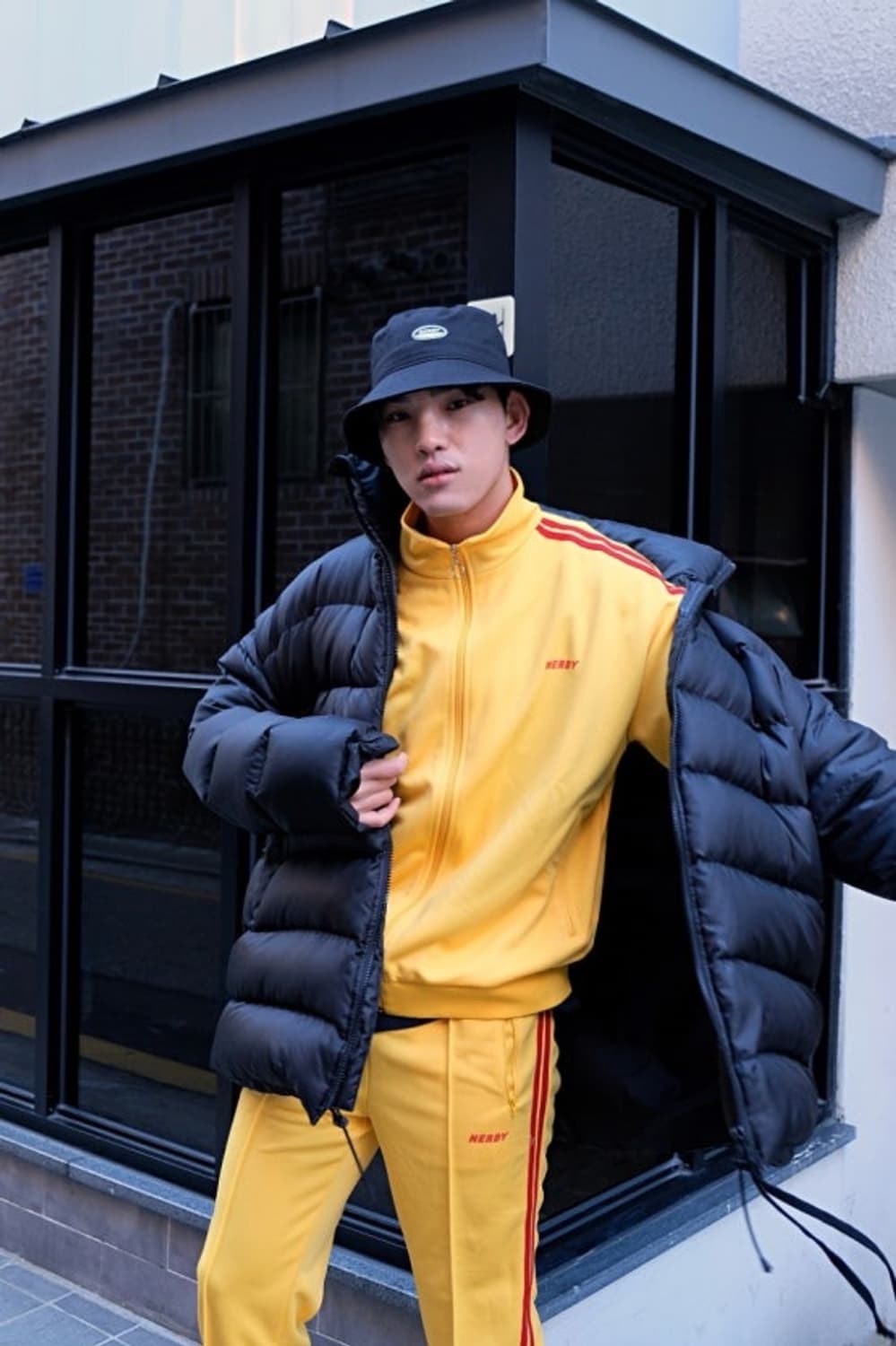 💛널디 옐로우 트랙탑 져지 & 트랙팬츠 SET💛 상품이미지1