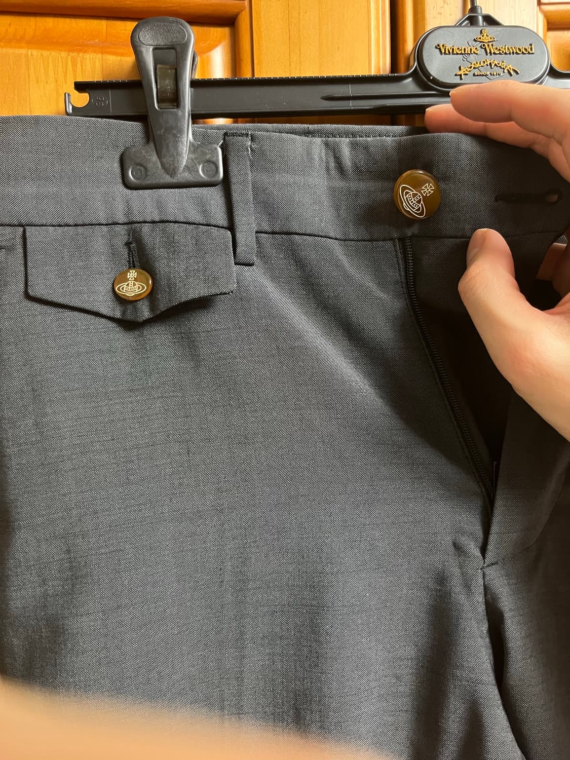 비비안 웨스트우드 그레이 슬렉스 상품이미지2