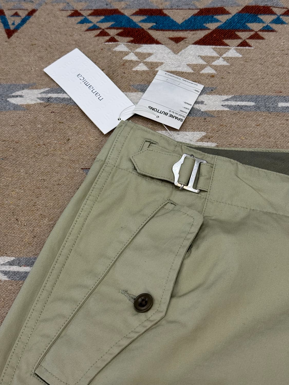 [32] 나나미카 사이드 벨트 와이드 팬츠 상품이미지4