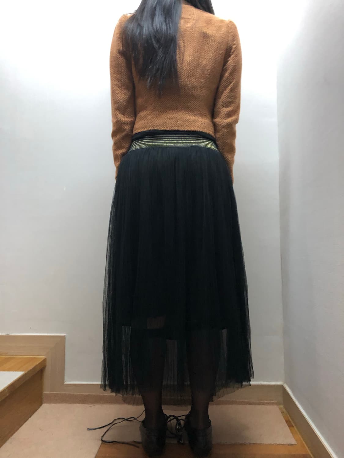 빈티지 블랙 레이스 스커트 상품이미지7