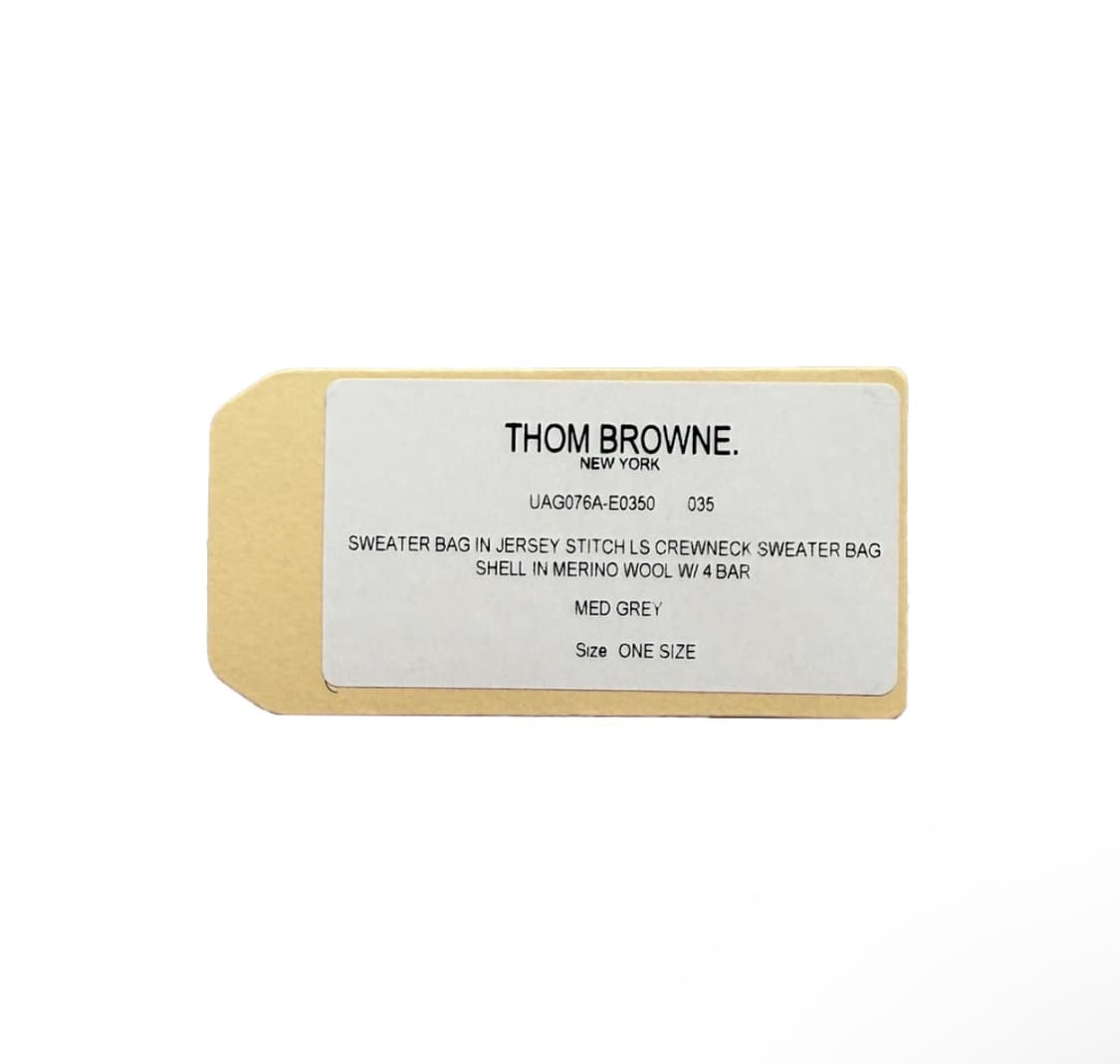 톰브라운 사선 완장 울 니트 스웨터 숄더백 크로스백 그레이 상품이미지9