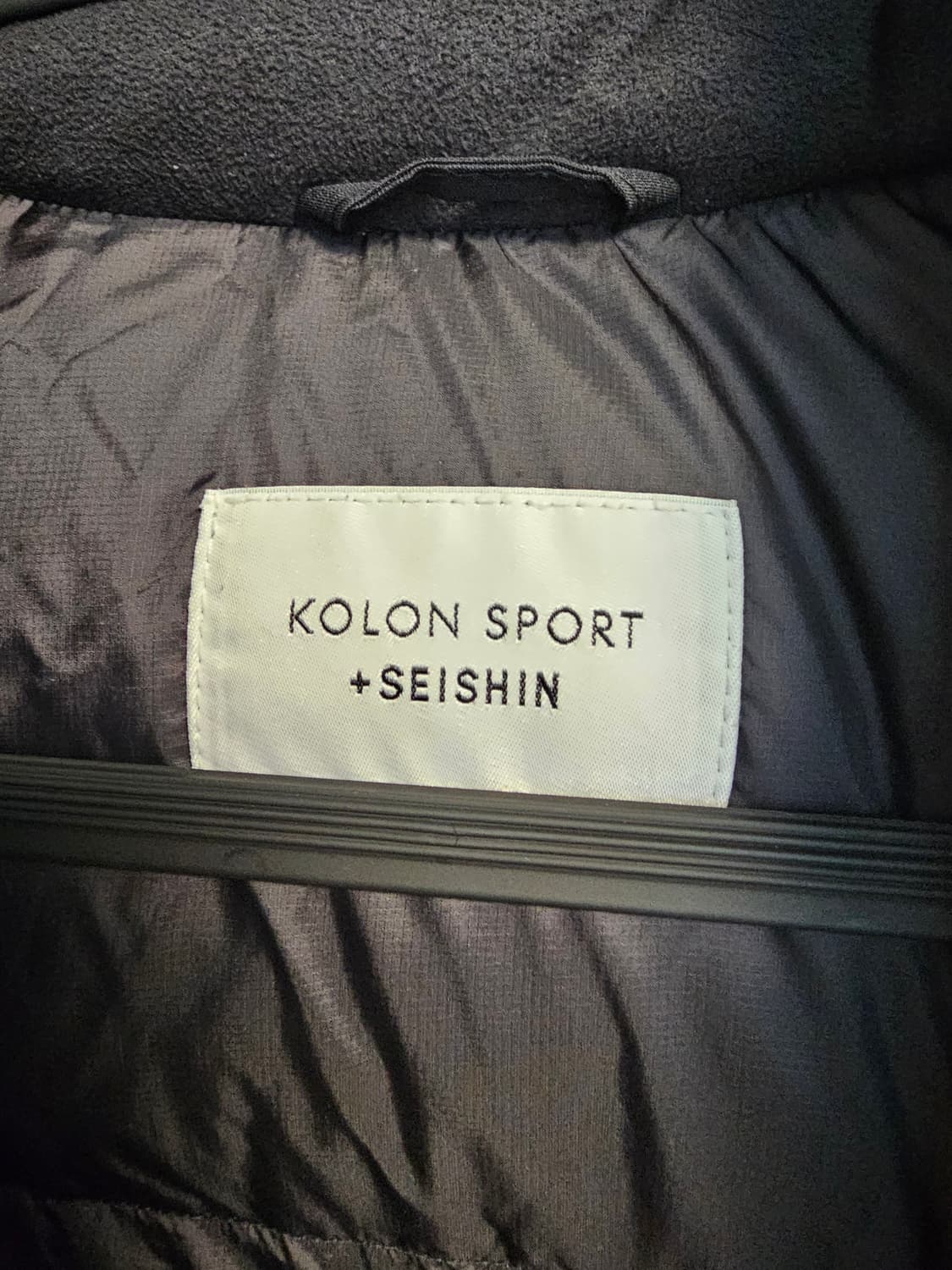 코오롱스포츠 여성 롱패딩 블랙 상품이미지3