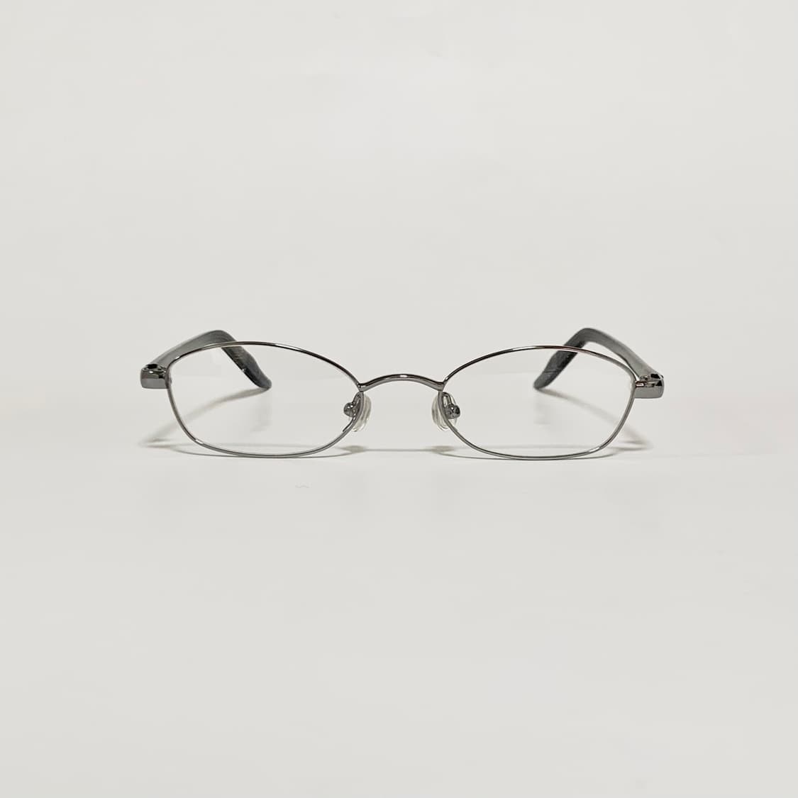 923 데드스탁 빈티지안경 실버 오벌 메탈 프레임 가벼운 슬림라인 스몰  상품이미지1