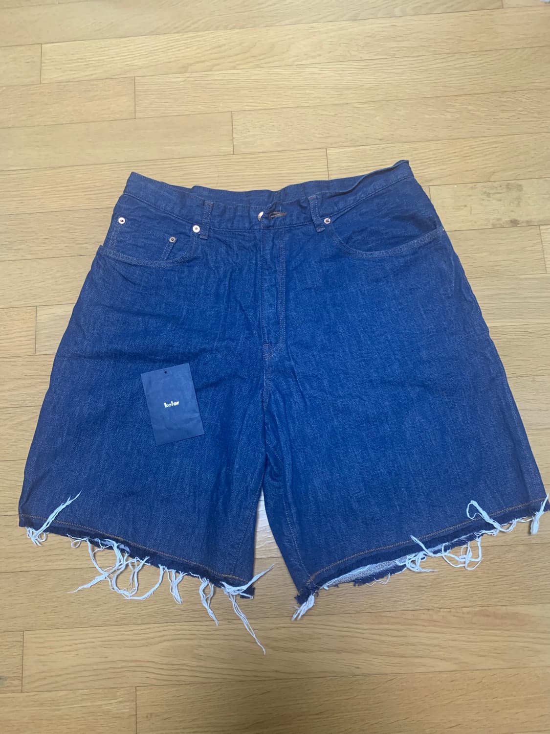 Kolor wide 데님쇼츠 상품이미지2