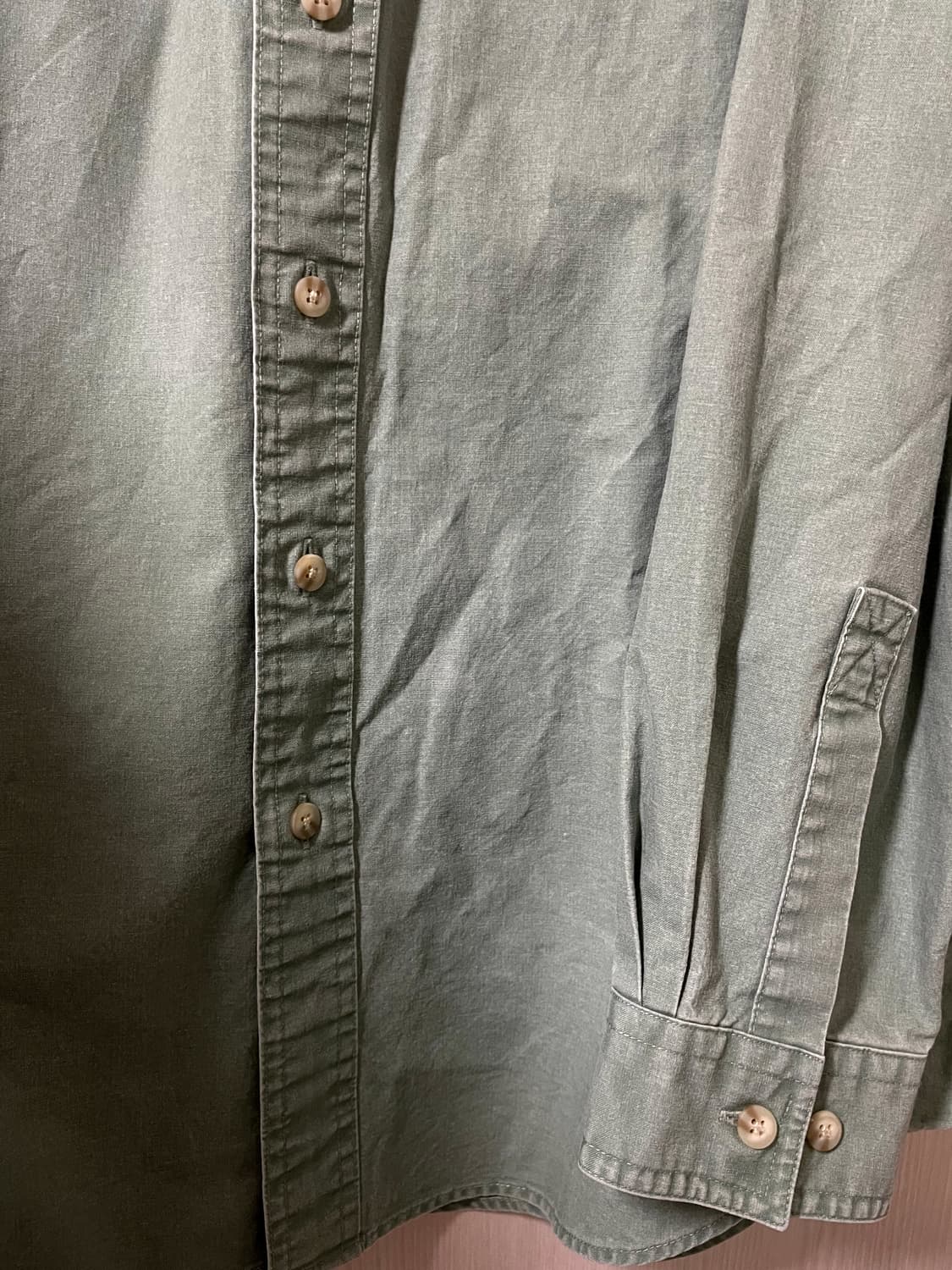 엘엘빈/ 투포켓 셔츠 세이지그린/ L 상품이미지5