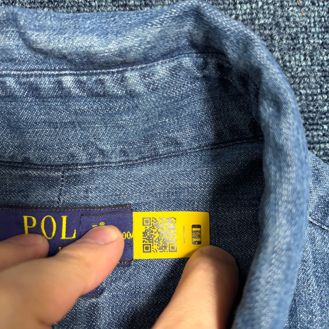 폴로 랄프로렌 클래식핏 샴브레이 셔츠 상품이미지6