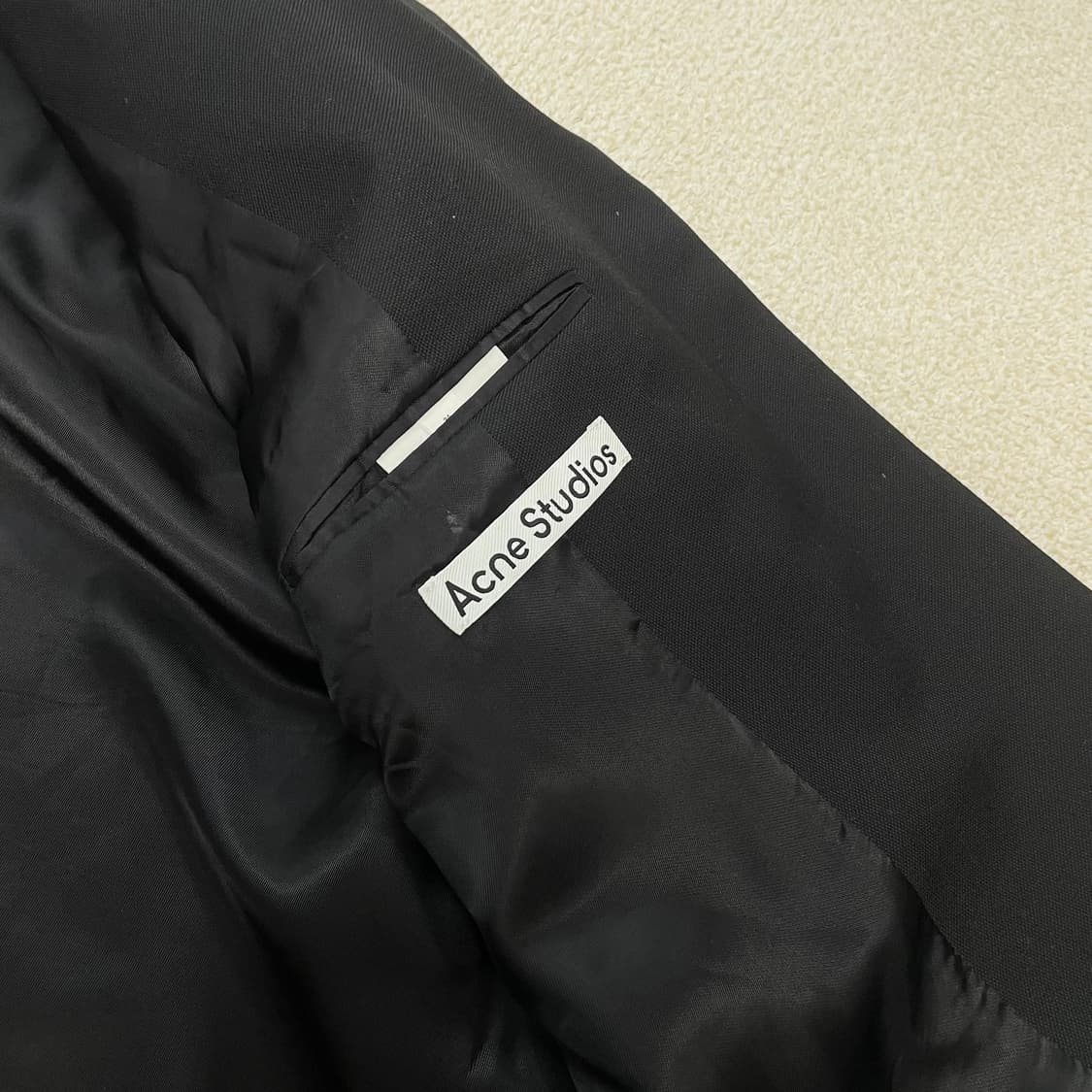 아크네스튜디오 우먼스 오버 테일러드 블레이저 자켓 블랙  상품이미지6