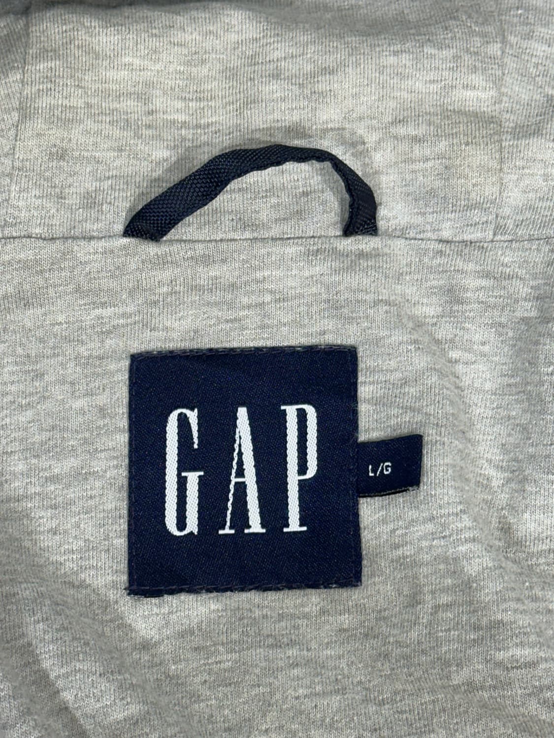 갭 gap 네이비 오버핏 후드 바람막이 자켓 L 상품이미지7